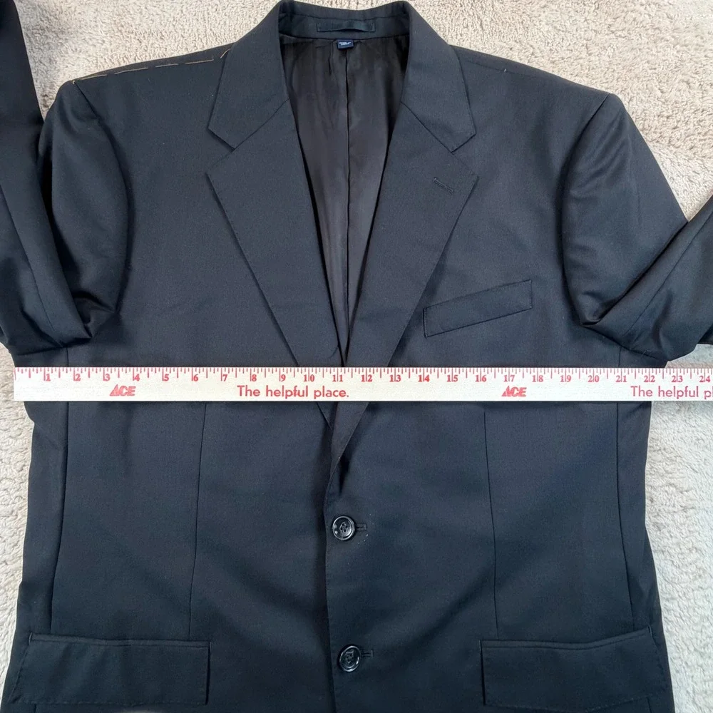J.Crew Mens Size 44R Crosby Suit Jacket Black Loro Piana Italian Wool BM161 NWT